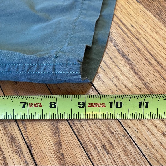 Men's LEVI'S Khaki Flat Front Cotton Cargo Shorts 30 White Tab Ripstop - Picture 6 of 9